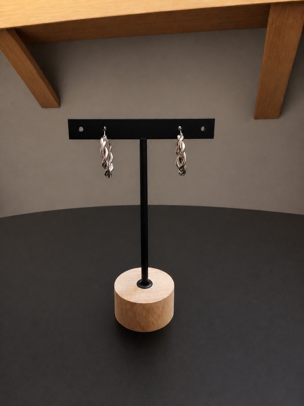 Silver Hoop Earrings Women Jewelry - Picture 3 of 5
